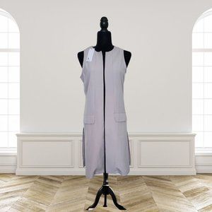 Jules & Leopold Vest Coat Sleeveless 88% Polyester & 12% Spandex